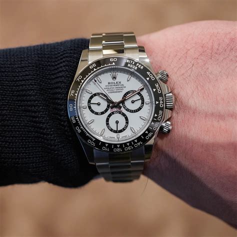 rolex daytona black face or white|rolex daytona 126500.